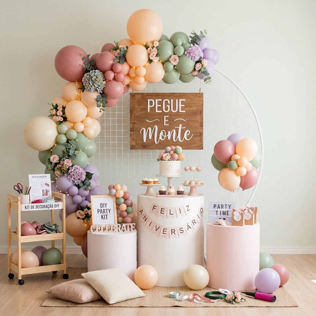 Decoração Pegue e Monte